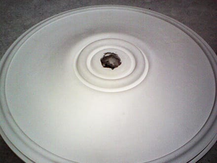 Rosetten radial profiliert